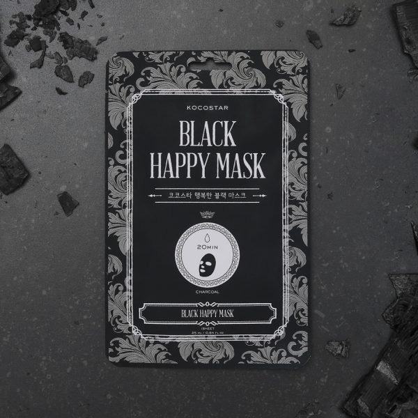 Black Happy Mask Mascarilla coreana Kocostar 1