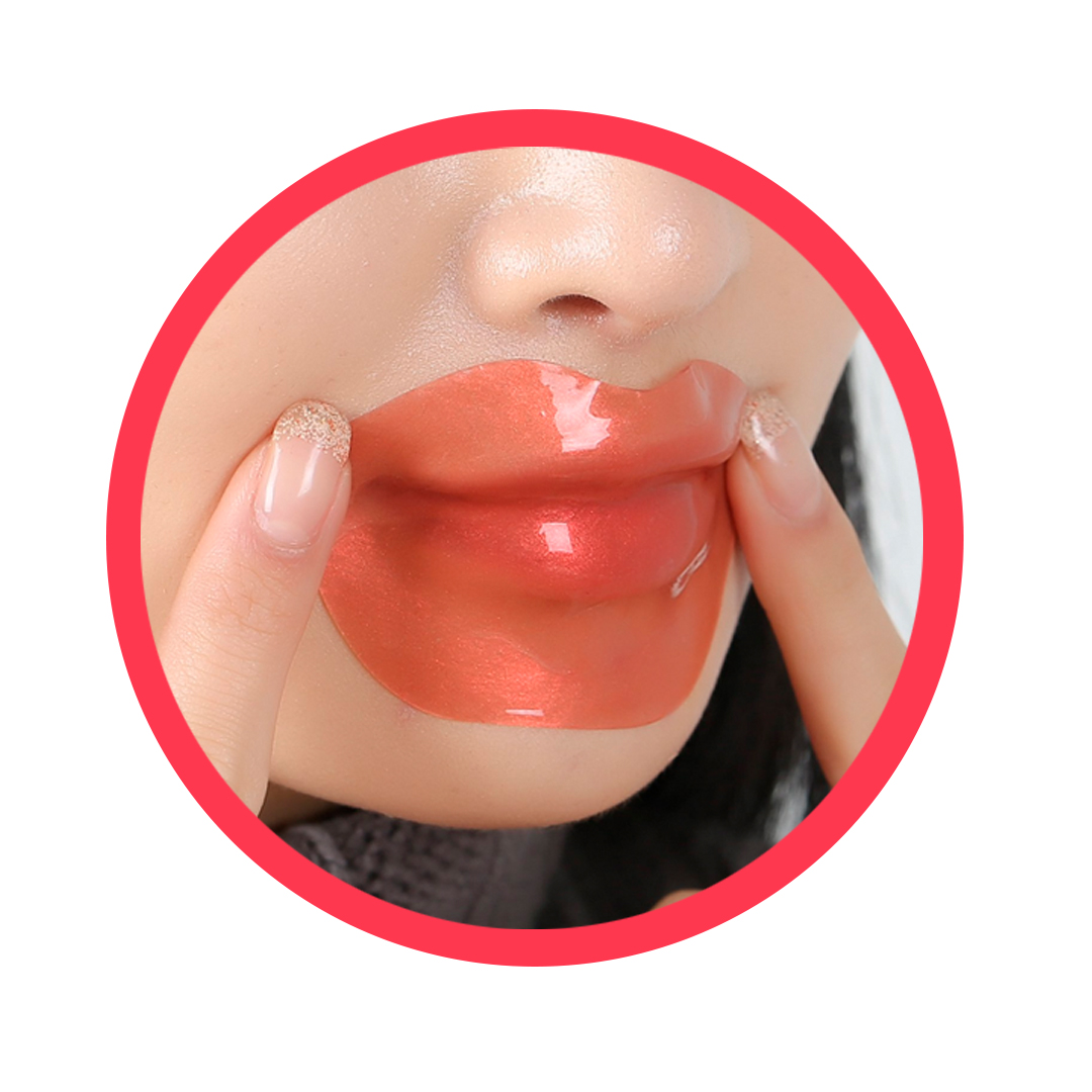 Rose Lip Mask Caja Mascarilla coreana Kocostar 3